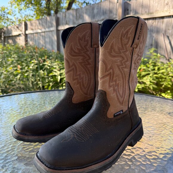 Wolverine Men's Rancher EH Steel Toe Wellington Waterproof Work Boots - Picture 2 of 9